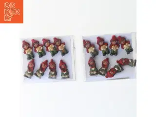 Julenisse dekorationer (str. 3 cm)