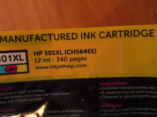 Blækpatron HP 301 XL 