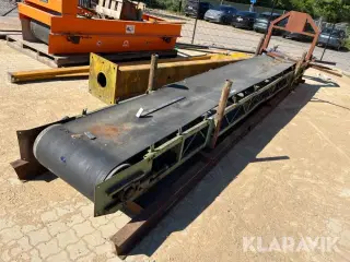 Transportbånd med magnetrulle
