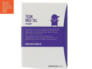 Tegn med tal ansigter kortspil fra SHUFFLEbook (str. 16x11 cm)