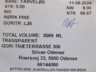 Gori træbeskyttelse 603 Mørk pine