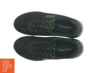 UBRUGTE Sorte Skechers Memory Foam sneakers (str. 41)