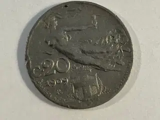 20 Centesimi Italy 1909