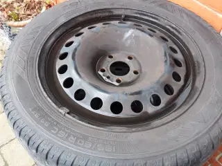Fiat varevogns stålfælge med dæk