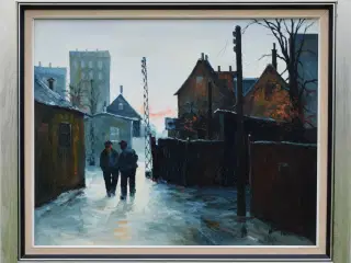 Maleri af Allan Karms (1933-2021)