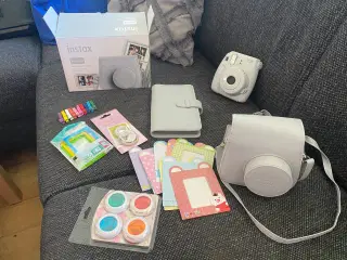 Instax mini 9 kamera med tilbehør