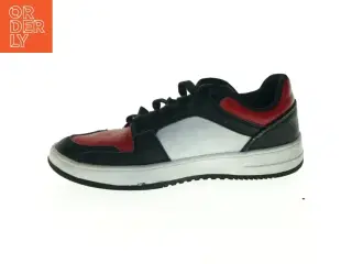 Champion sneakers i sort, hvid og rød (str. 42)