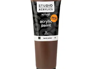 Creall Studio Akrylmaling, dækkende, burnt umber (69), 120ml/ 1 fl.