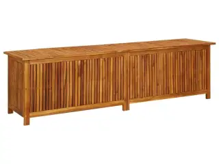 Haveopbevaringsboks 200x50x58 cm massivt akacietræ