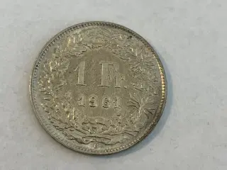 1 Franc Switzerland 1961