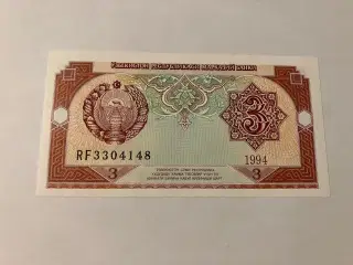 3 Som Uzbekistan 1994
