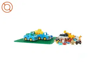 Lego Duplo: Juressic Park, ubåd & Dykkere, Safari, Skov Ranger mm (str. Den store grønne plade er 38 x 38 cm)