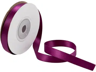 Mørk Lilla Satinbånd 10 mm x 10 m - Elegant Dekoration