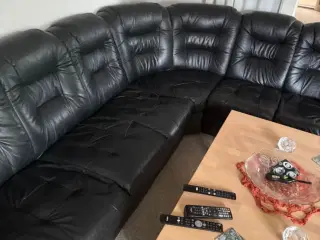 Hjørnesofa med sofabord 