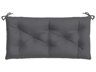 Hynde til havebænk 100x50x7 cm oxfordstof antracitgrå