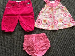 Tøjpakke 3 stk. tøj. str. 56