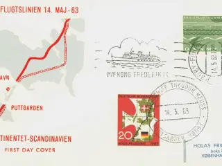 FDC Fugleflugtslinien 1963