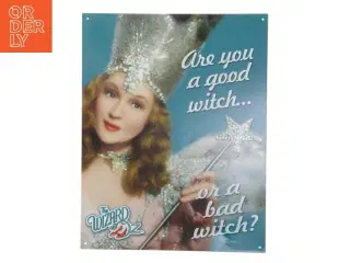 Wizard of Oz retro metal skilt (str. 41x32 cm)