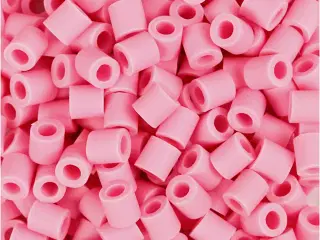 NABBI BioBeads Rørperler, str. 5x5 mm, hulstr. 2.5 mm, medium, rosa, 3000stk./ 1 pk.