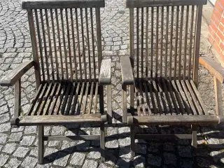 Sæt 4 havestole