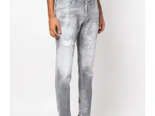 Dsquared2 styratvättade straight-jeans 