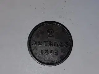 2 Doubles Guernsey 1885