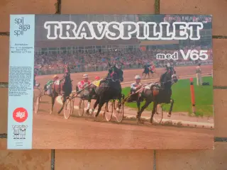 Travspillet med V65 Brætspil Derby