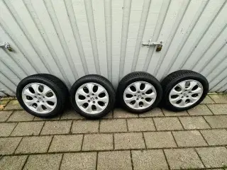 16" alufaelge 5x114.3 med vinterdæk