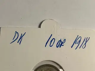 10 øre 1918 Danmark