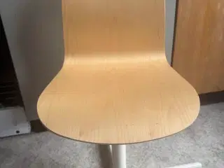 Børne kontorstol i trælamimat