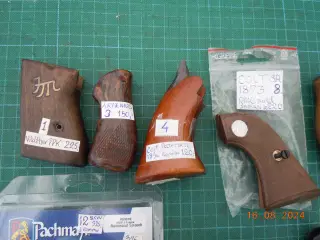Pistol og revolverskæfter.