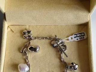 925 sterling sølv armbånd med charms fra Mads Z