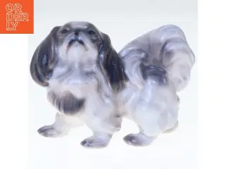 Dahl Jensen pekingeser nr. 1146, intakt, 1. sorterings porcelænsfigur (str. højde 9 cm)