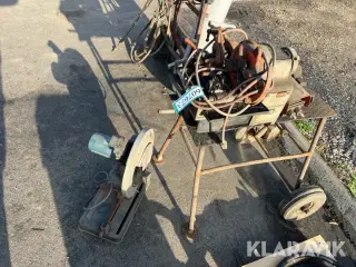 Gevindskærer og metalkapsav Ridgid og Bosch