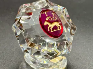 Retro miniature dekoration af ægte krystal