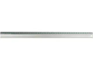 Robust sikkerhedslineal 50 cm med skridsikker bagside