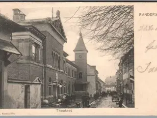 Randers - Theatret - Postkort - Brugt