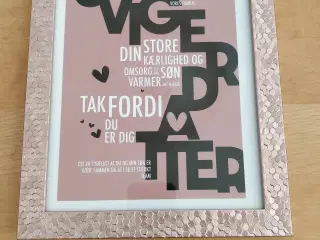 Plakat i ramme