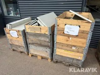 Hylder til pallereoler - 3 paller