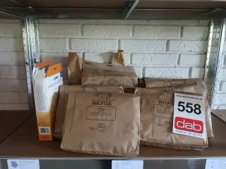 8 pk. Nilfisk VP300 støvsuger poser