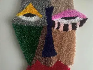 Vægtæppe , motiv: Fantasi ansigt