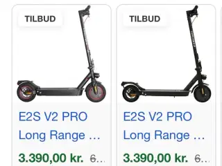 El løbehjul E-wheels E2S V2 Pro LR – fremstår ny