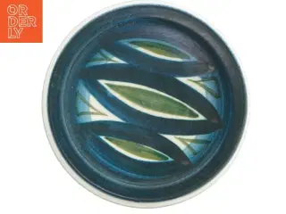 Keramisk tallerken fra Knabstrup (str. Ø 18 cm)