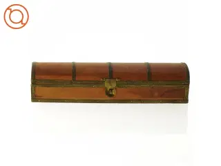Cigar æske Træ og Metal (str. 22 x 5 cm)