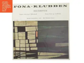 Beethoven LP fra Fona-Klubben fra Fona-Klubben