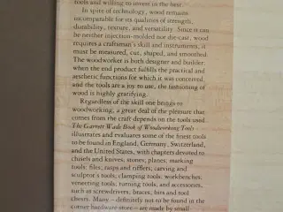 the garrett wade book of woodworking tools, by gar