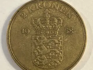 2 Kroner Danmark 1958