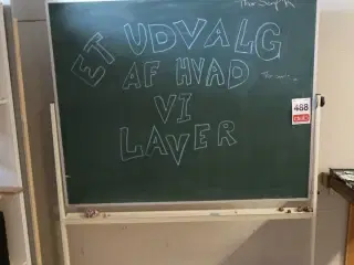 Kridttavle på hjul