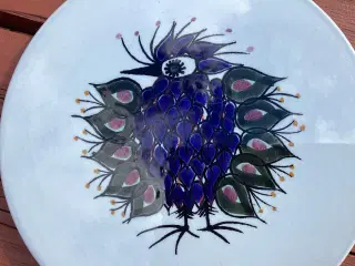 3 royal Copenhagen platter/smør-brikker med fugle 