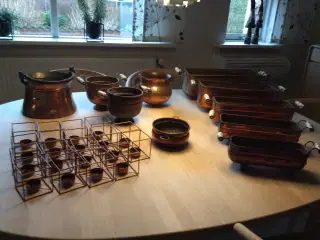  kobber skjuler fra kr. 10  til kr.100  